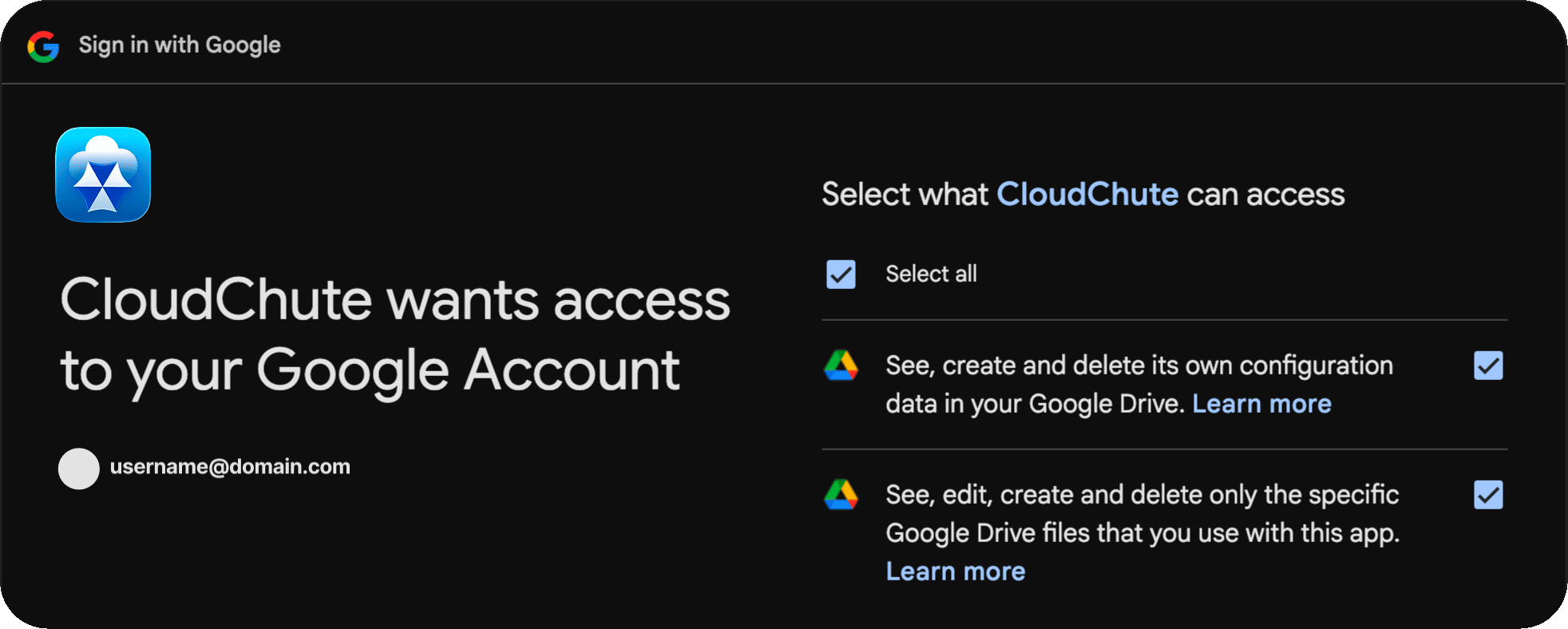 Google Drive™ permissions